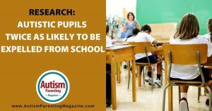 Investigue a los alumnos autistas dos veces más propensos a ser expulsados ​​de la escuela https://www.autismparentingmagazine.com/asd-children-school-exclusion/