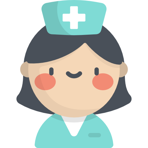 Una foto de una mujer con uniforme de enfermera.