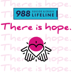 988 Suicidio y Crisis Lifeline.  Hay esperanza.