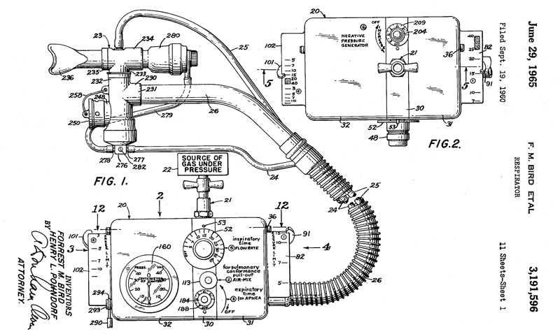 Patente de ventilador